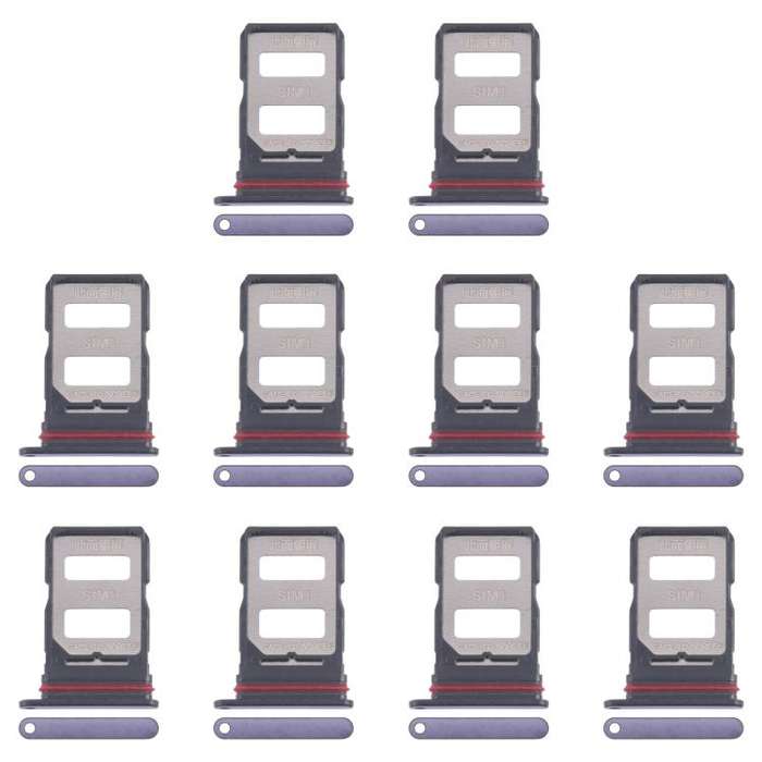 For Xiaomi Poco F7 10pcs Original SIM Card Tray + SIM Card Tray (Purple)