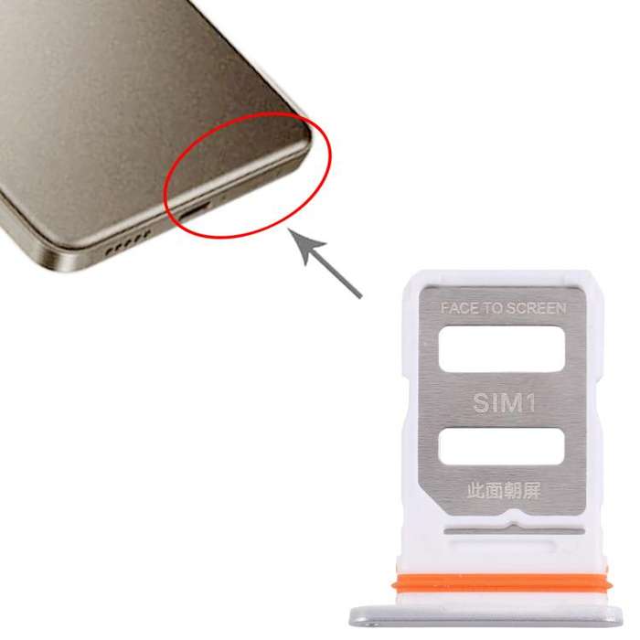 For Xiaomi Redmi Turbo 4 10pcs Original SIM Card Tray + SIM Card Tray (Silver)