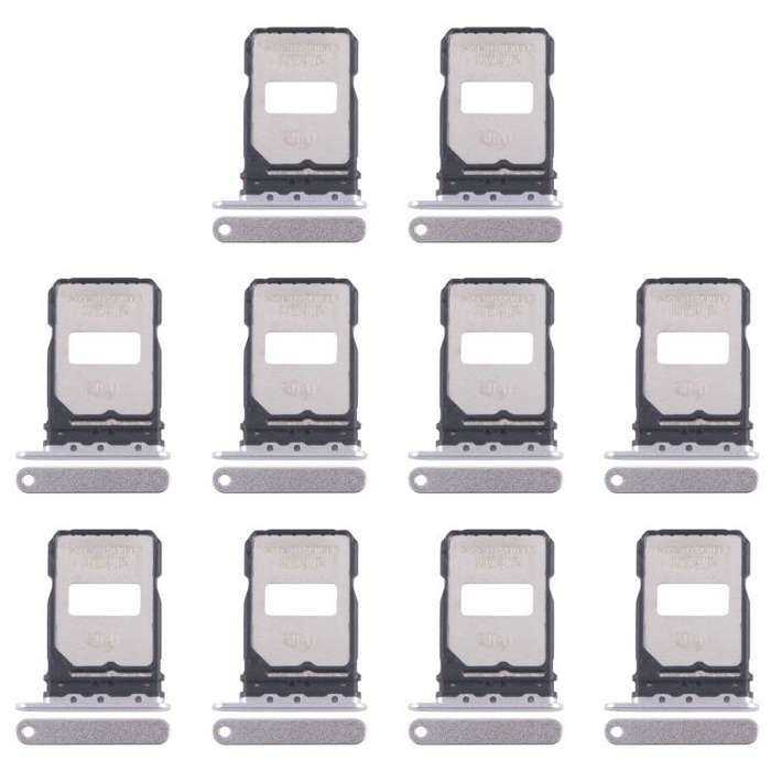 For Xiaomi Poco F7 Ultra 10pcs Original SIM Card Tray + SIM Card Tray (Silver)