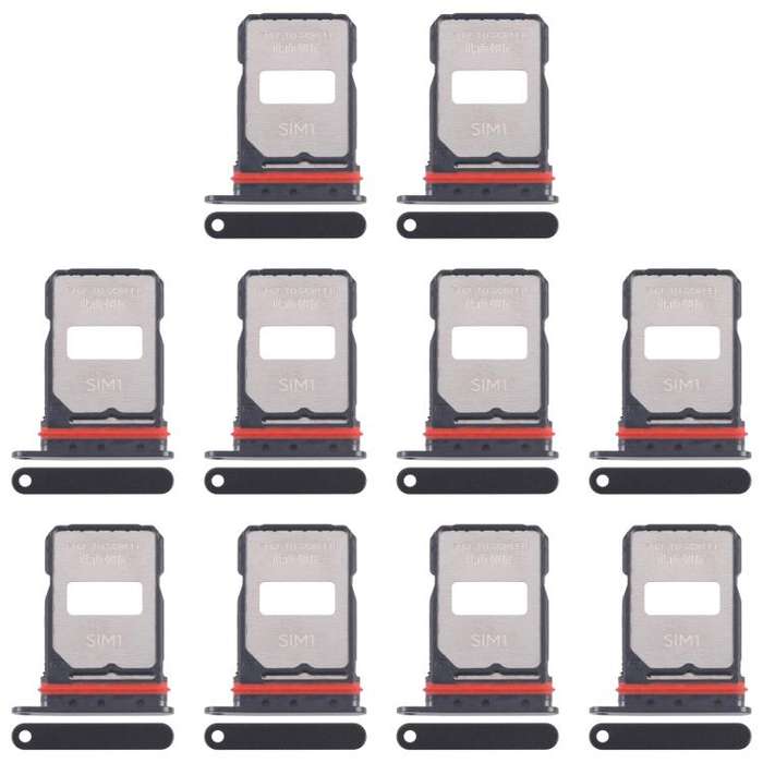 For Xiaomi Redmi K80 Pro 10pcs Original SIM Card Tray + SIM Card Tray (Frosted Black)