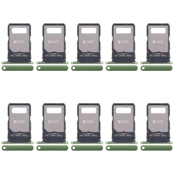 For Motorola Edge 50 Fusion 10pcs Original SIM + SIM Card Tray (Green)