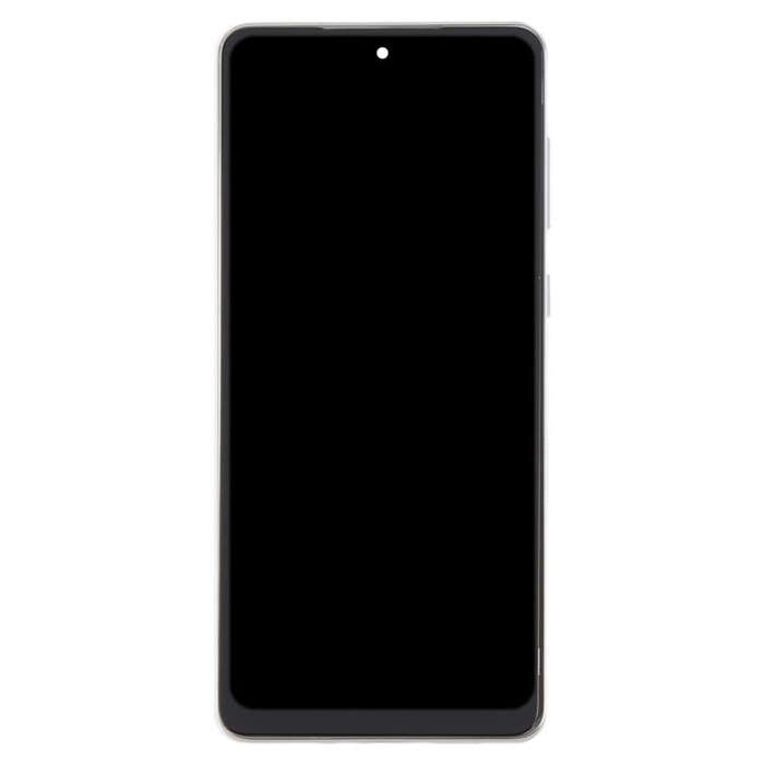For Samsung Galaxy A73 5G SM-A736B OLED LCD Screen Digitizer Full Assembly with Frame (Silver)