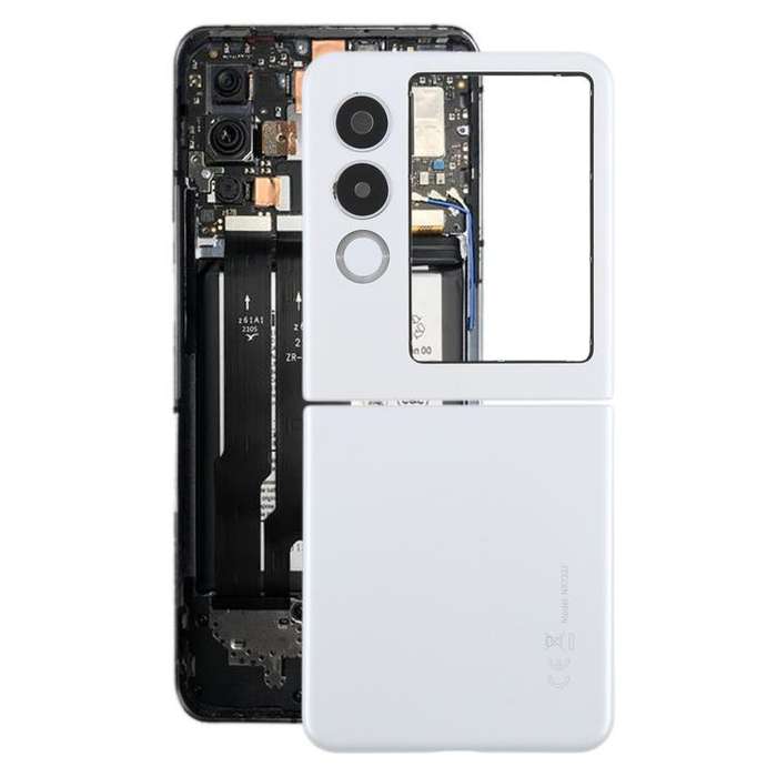 For ZTE Nubia Flip2 5G NX732J Back Cover (White)