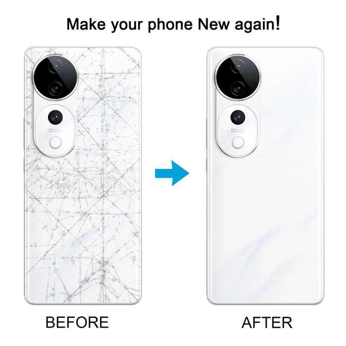 For vivo T3 Ultra 5G V2426 Original Battery Back Cover with Camera Lens(Gray)