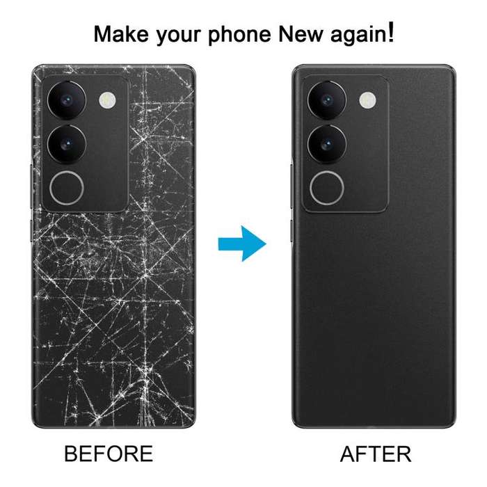 For vivo S17t 5G Original Battery Back Cover with Camera Lens(Blue)
