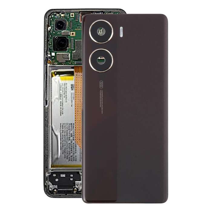 For vivo V29e India Original Battery Back Cover with Camera Lens(Red)