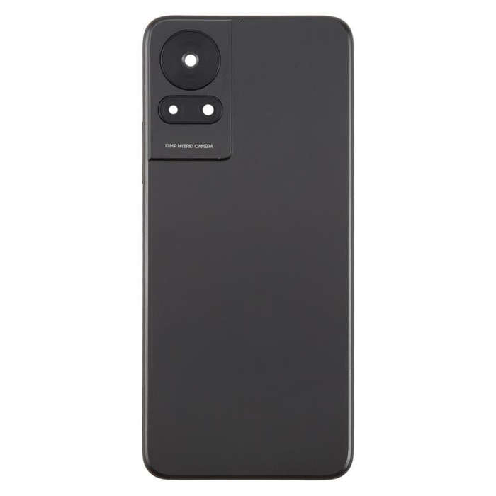 For TCL 50 LE Original Back Cover with Camera Lens Cover(Black)