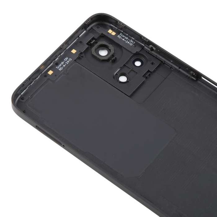 For TCL 50 LE Original Back Cover with Camera Lens Cover(Black)
