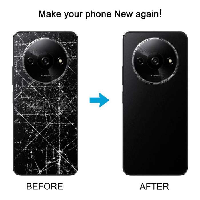 For Xiaomi Redmi A3 4G OEM Back Cover with Camera Lens Cover(White)