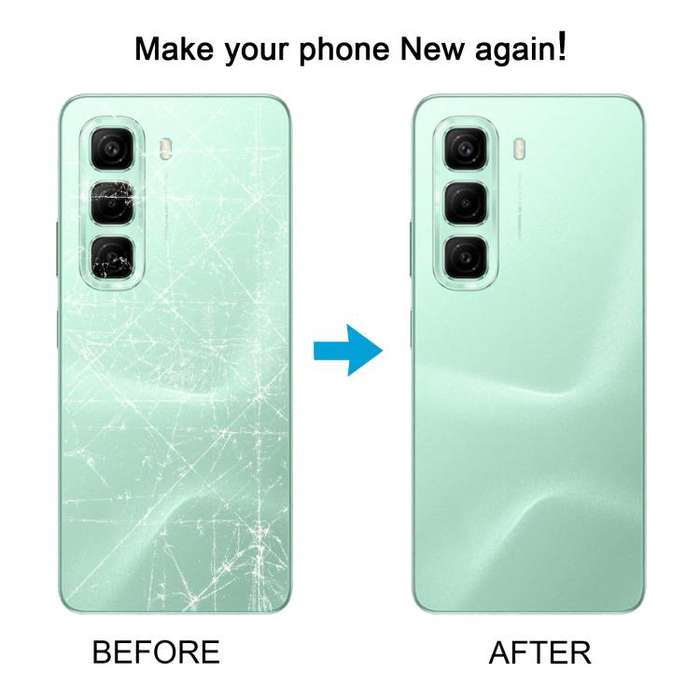 For Infinix Hot 50 5G X6720 Original Back Cover(Green)