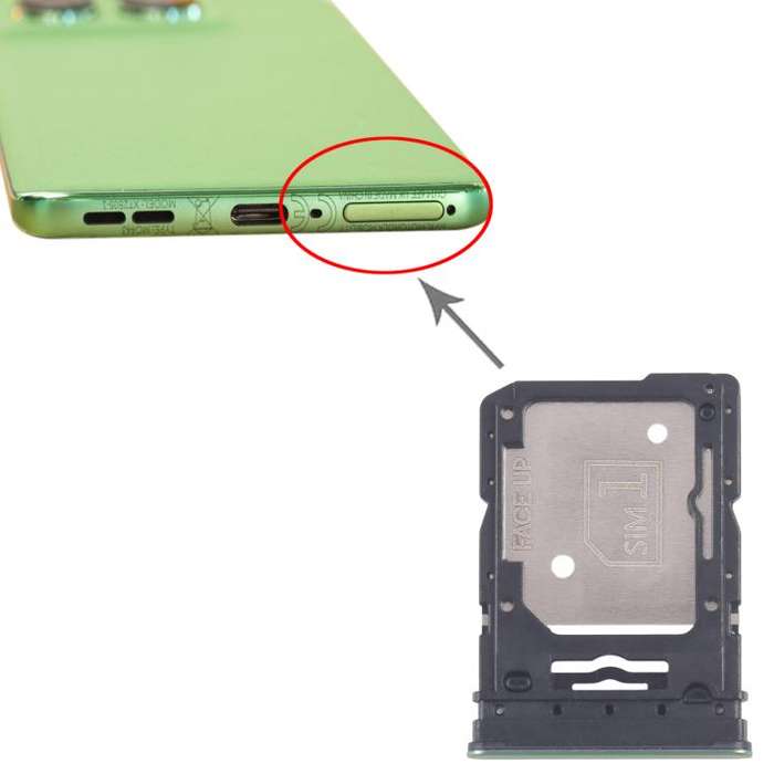 For Motorola Edge 60 10pcs Original SIM Card Tray + SIM Card Tray / Micro SD Card Tray (Green)