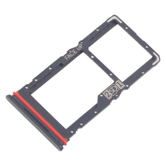 For Motorola Moto G56 10pcs Original SIM Card Tray + Micro SD Card Tray (Green)