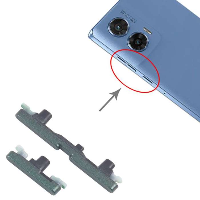 For Motorola G96 10pairs Power Button and Volume Control Button (Green)