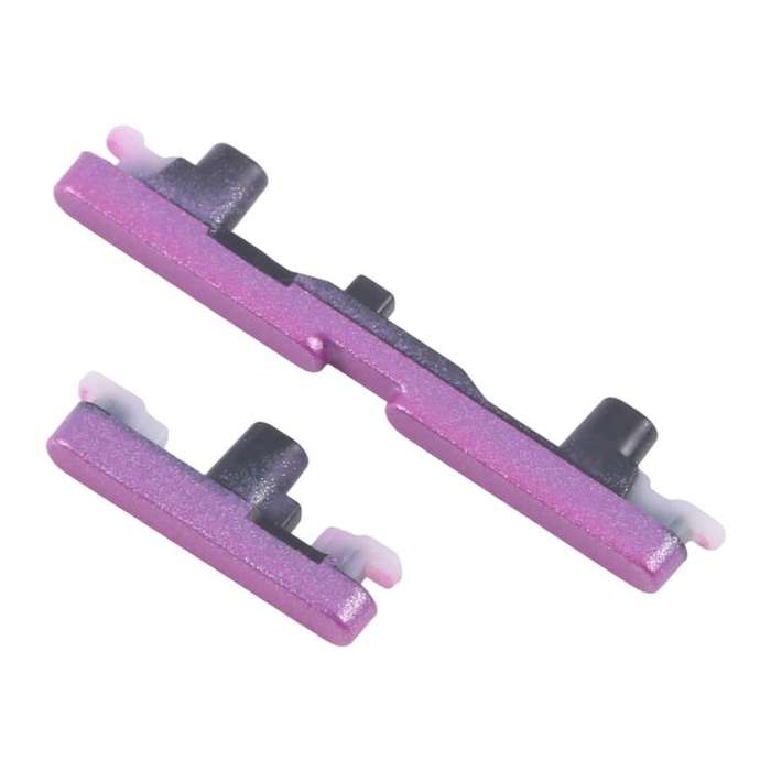 For Motorola G96 10pairs Power Button and Volume Control Button (Purple)
