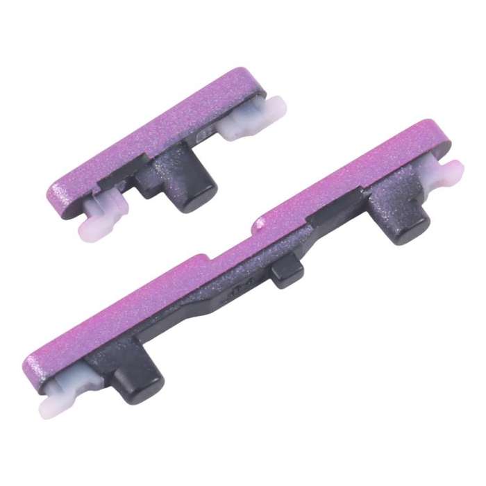 For Motorola G96 10pairs Power Button and Volume Control Button (Purple)
