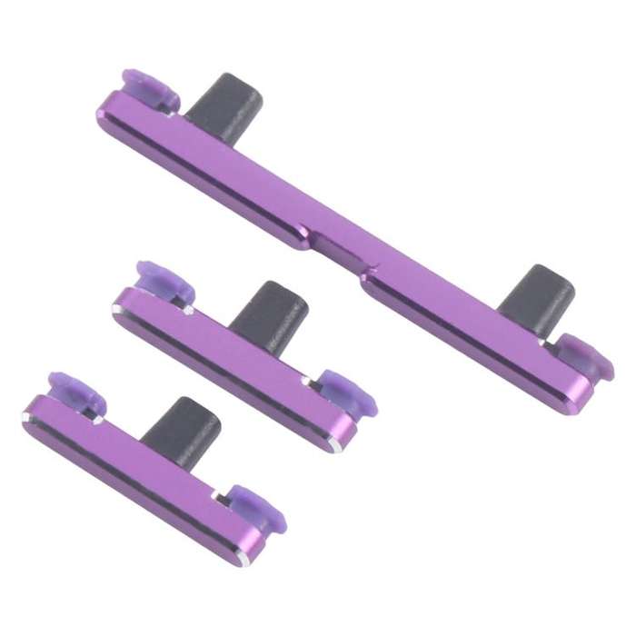 For Motorola Edge 60 Pro 10pairs Power Button and Volume Control Button (Purple)