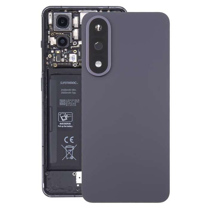 For OnePlus Ace 5 Ultra Back Cover with Camera Lens Cover(Black)
