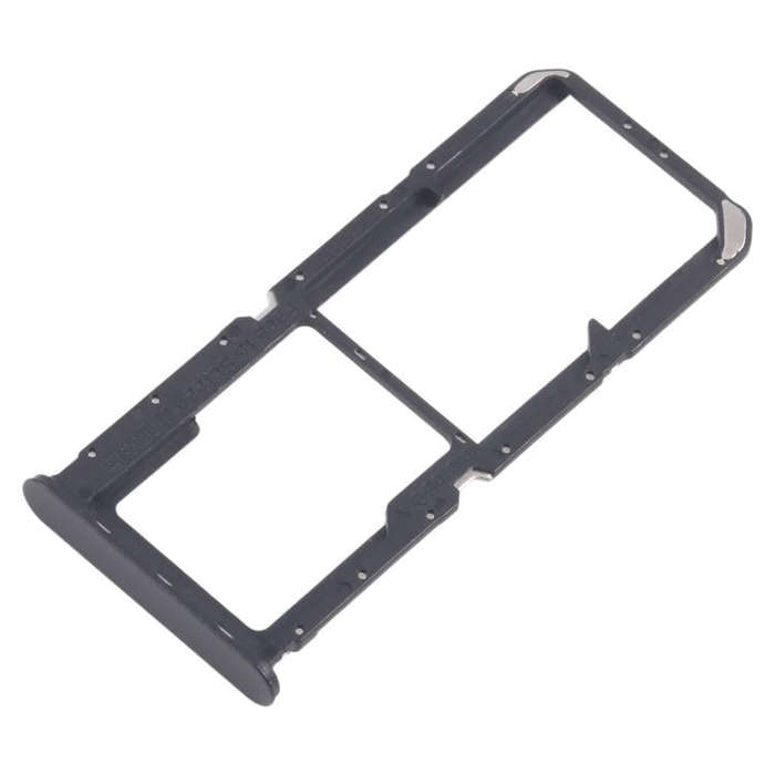 For OPPO Reno7 4G CPH2363 10pcs Original SIM Card Tray + SIM Card Tray + Micro SD Card Tray (Black)