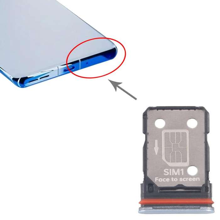 For OPPO F29 Pro 10pcs Original SIM Card Tray + SIM Card Tray (Blue)