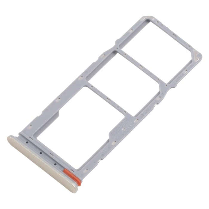 For Realme C75 4G RMX3941 10pcs Original SIM Card Tray + SIM Card Tray + Micro SD Card Tray (Gold)