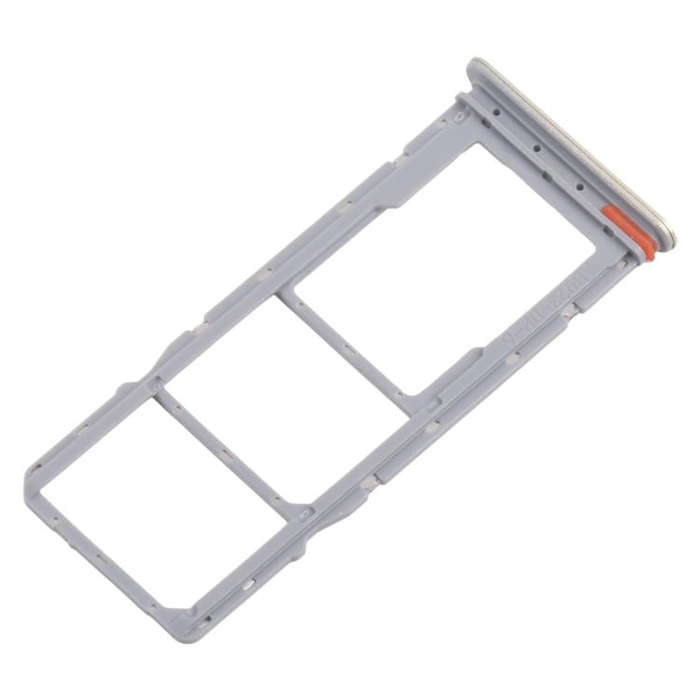 For Realme C75 4G RMX3941 10pcs Original SIM Card Tray + SIM Card Tray + Micro SD Card Tray (Gold)