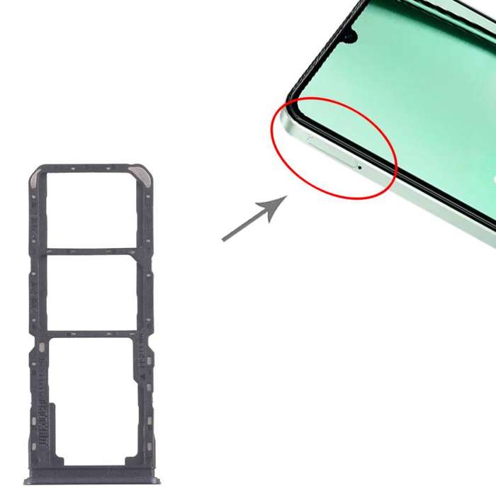 For Realme Note 60x 4G RMX3938 10pcs Original SIM Card Tray + SIM Card Tray + Micro SD Card Tray ...