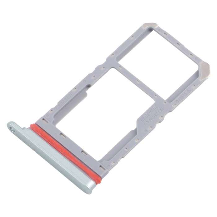 For Realme 13 5G RMX3951 10pcs Original SIM Card Tray + SIM Card Tray / Micro SD Card Tray (Green)