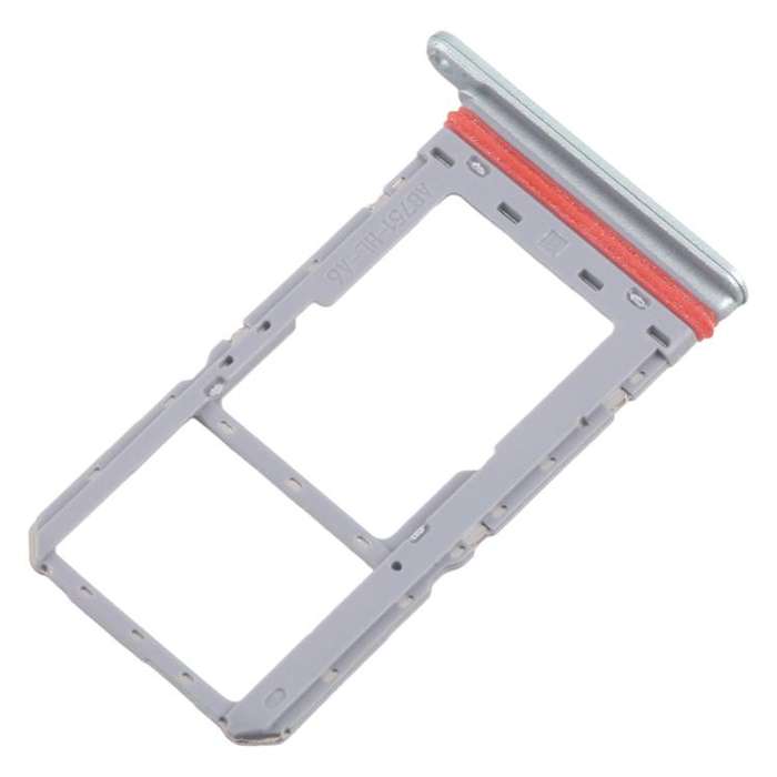 For Realme 13 5G RMX3951 10pcs Original SIM Card Tray + SIM Card Tray / Micro SD Card Tray (Green)
