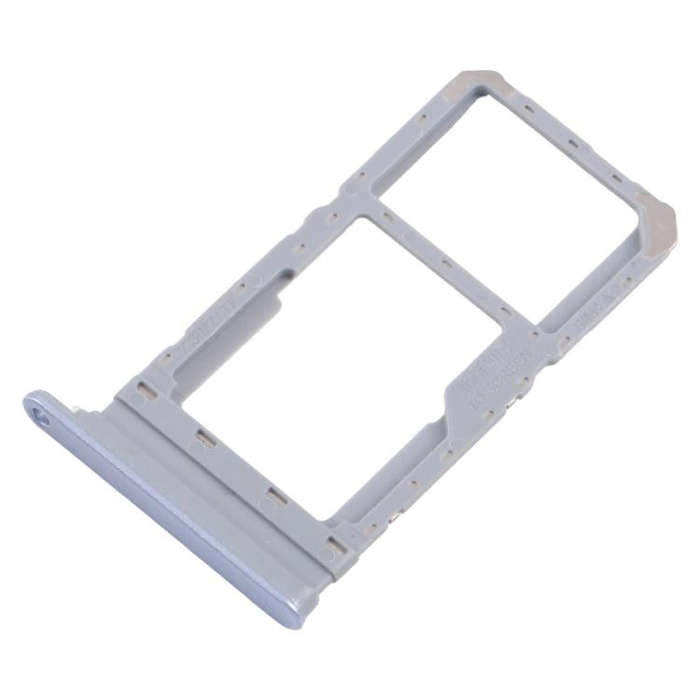 For Realme 12 5G RMX3999 10pcs Original SIM Card Tray + SIM Card Tray / Micro SD Card Tray (Blue)