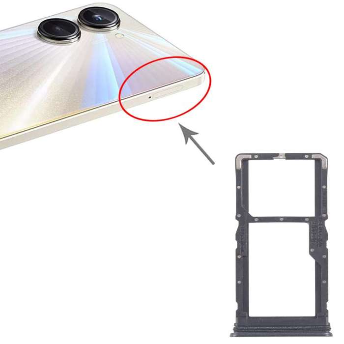For Realme 10 Pro 5G RMX3663 RMX3660 RMX3661 10pcs Original SIM Card Tray + SIM Card Tray / Micro...