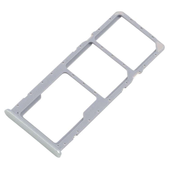 For Realme C63 5G RMX3950 10pcs Original SIM Card Tray + SIM Card Tray + Micro SD Card Tray (Green)