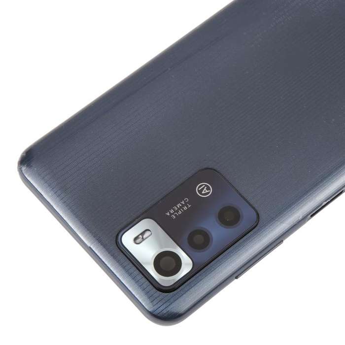 For ZTE Blade V40 Smart Back Cover with Camera Lens Cover(Black)