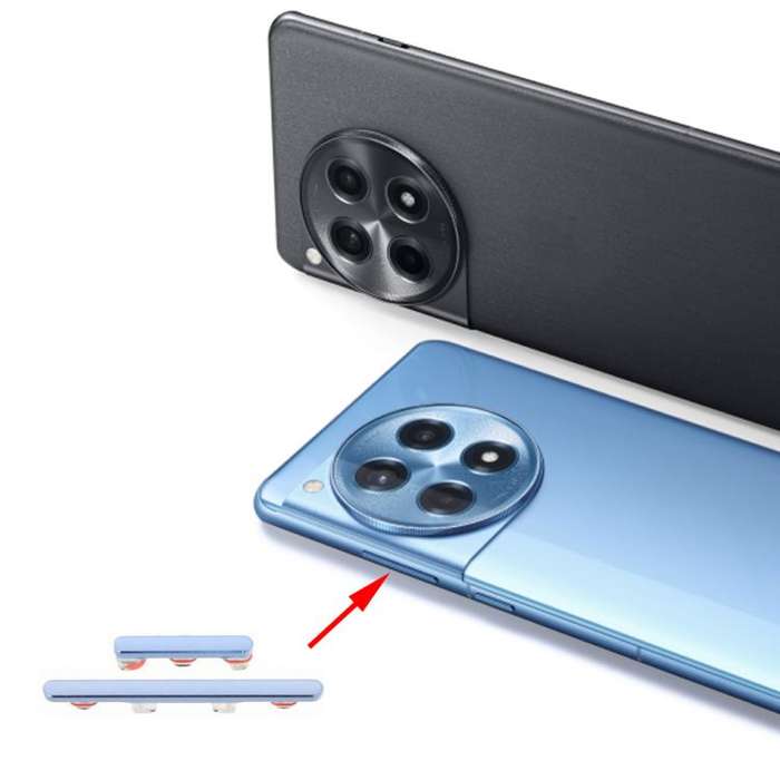 For OnePlus 12R Power Button and Volume Control Button (Blue)
