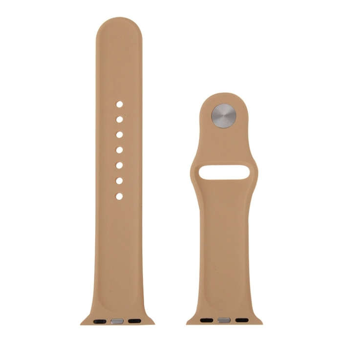 For Apple Watch Sport 38mm High-performance Longer Silicone Sport Watch Band with Pin-and-tuck Cl...
