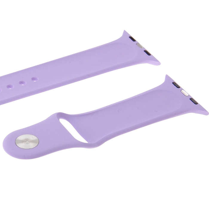 For Apple Watch Sport 42mm High-performance Longer Rubber Sport Watch Band with Pin-and-tuck Clos...