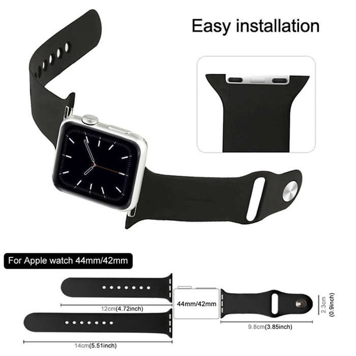 For Apple Watch Ultra 49mm & Watch Ultra 2 49mm / Series 9&8&7 45mm / SE 3&SE 2&6&SE&5&4 44mm / 3...