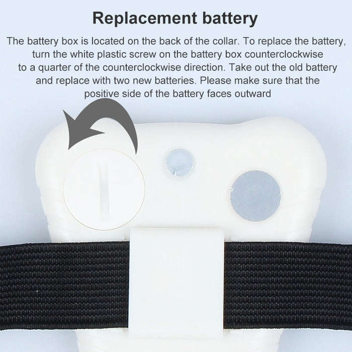 Ultrasonic Bark Stop Collar(White)