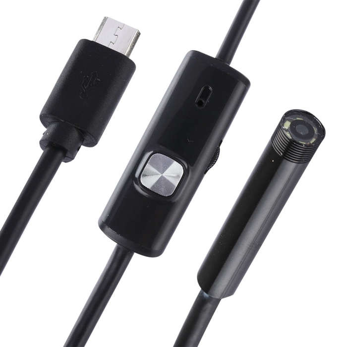Micro USB Endoscope Snake Tube Inspection Camera with 6 LED for OTG Android Phone, Lens Diameter:...
