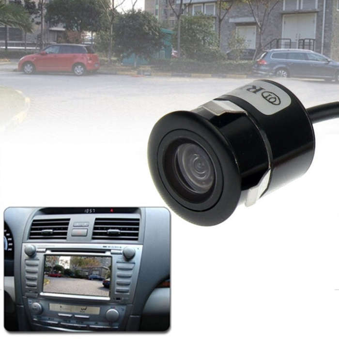 Waterproof Wired Punch DVD Rear View Camera With Scaleplate , Support Installed in Car DVD Naviga...