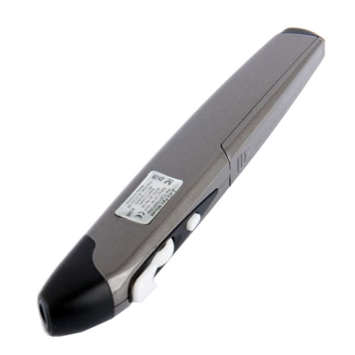 2.4GHz 500 / 1000DPI  Wireless Pen Mouse with USB Mini Receiver, Transmission Distance: 10m(Grey)