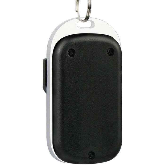 433MHz Metal Wireless Learning Code 4 Keys Remote Control (Black + Silver)