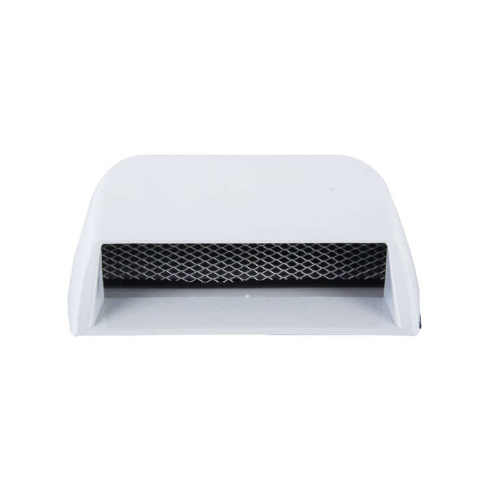 Car Turbo Style Air Intake Bonnet Scoop for Car Decoration(White)