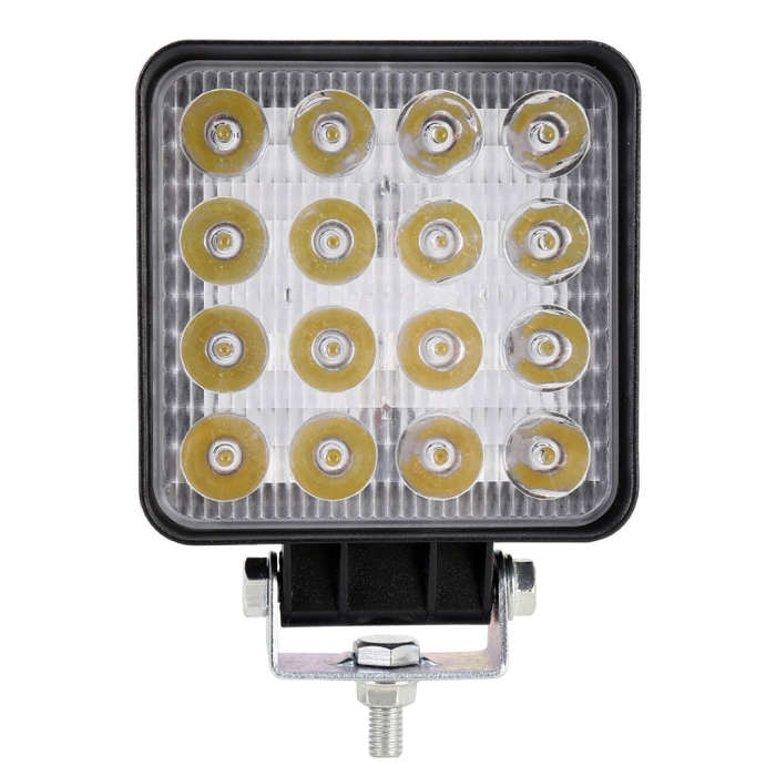 48W Bridgelux 4000lm 16 LED White Light Condenser Engineering Lamp / Waterproof IP67 SUVs Light, ...