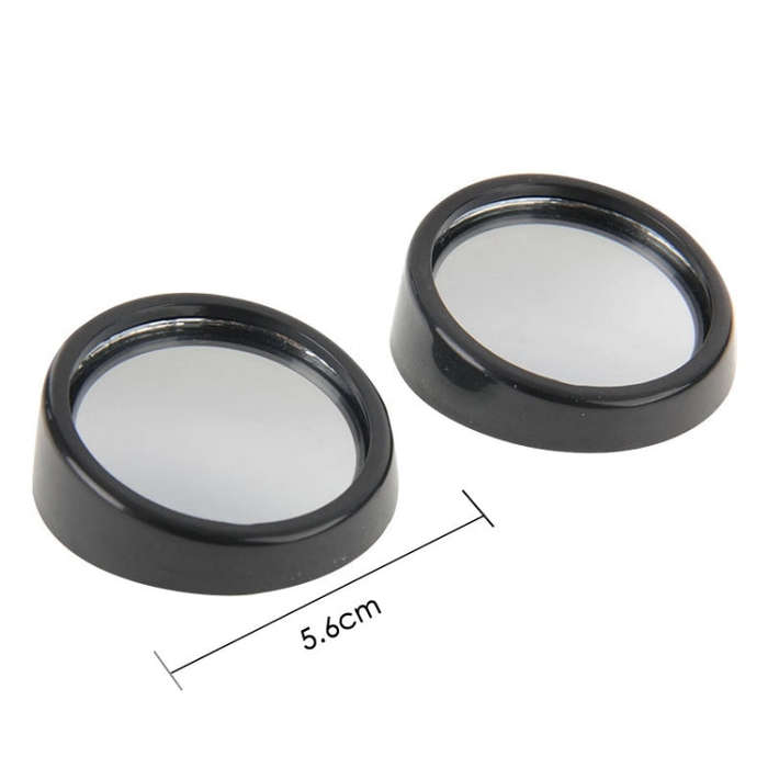 2 PCS SY-022 Car Vehicle Mirror Blind Spot Rear View Small Round Mirror, Diameter: about 5.6cm(Bl...