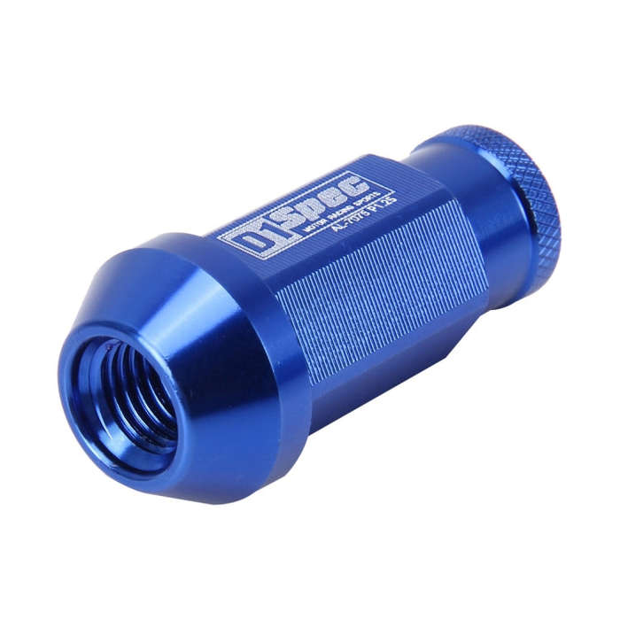 D1 Spec P1.5 M12x1.25 Racing Wheel Nut, Length: 50mm(Blue)