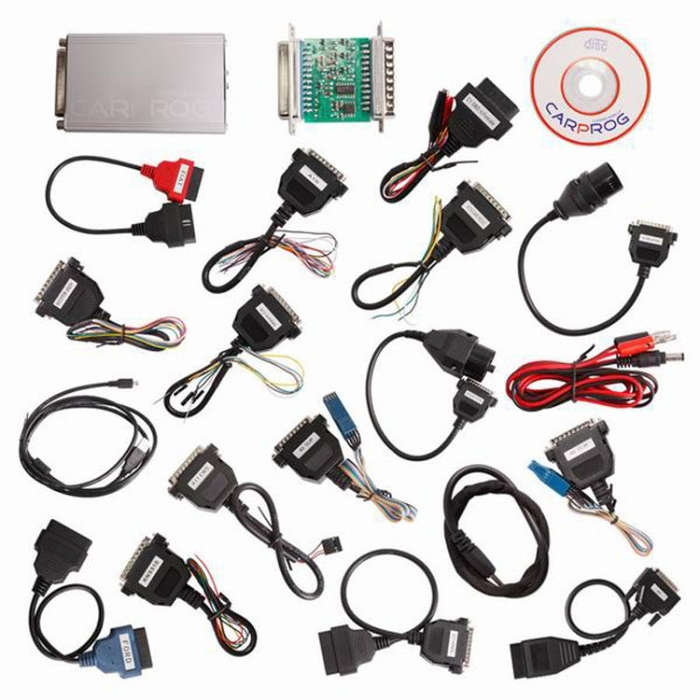 Carprog V10.03 Full ECU Chip Auto Repair Tool with 21 Adaptors for Car Radios / Odometers / Dashb...
