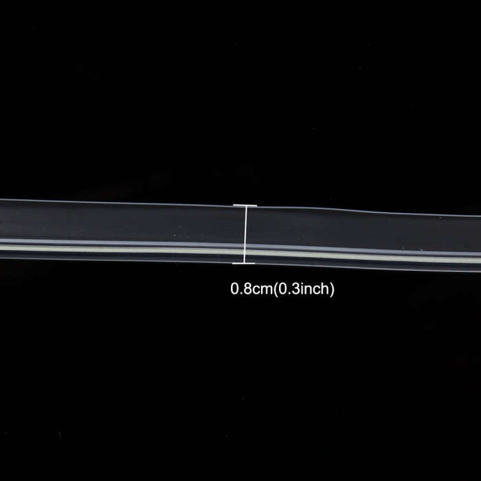 Waterproof Flat Flexible Car Strip Light with Driver for Car Decoration, Length: 5m (Ice Blue Light)