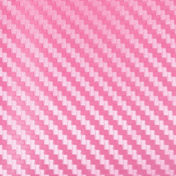 Car Decorative 3D Carbon Fiber PVC Sticker, Size: 127cm x 50cm(Pink)