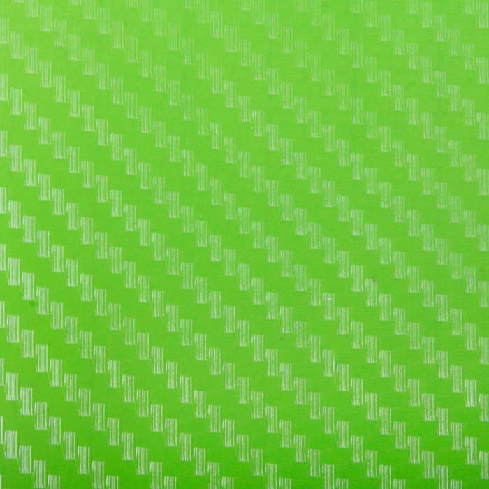 Car Decorative 3D Carbon Fiber PVC Sticker, Size: 127cm x 50cm(Green)