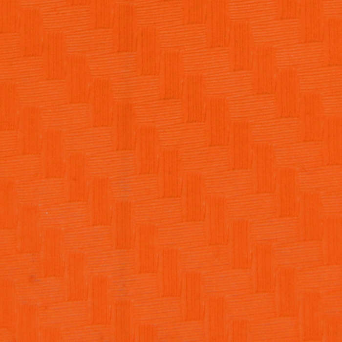 Car Decorative 3D Carbon Fiber PVC Sticker, Size: 127cm x 50cm(Orange)